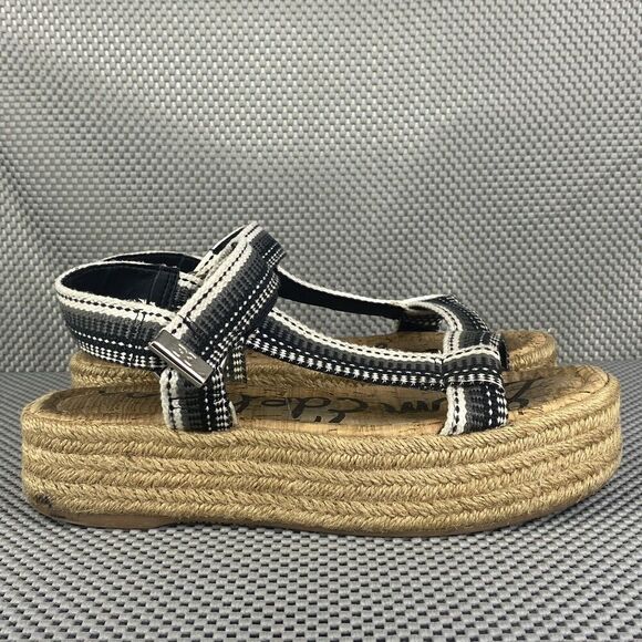 Sam Edelman Artica Espadrilles Platform Sandals Womens 8.5 M Ankle Strap - Picture 1 of 11